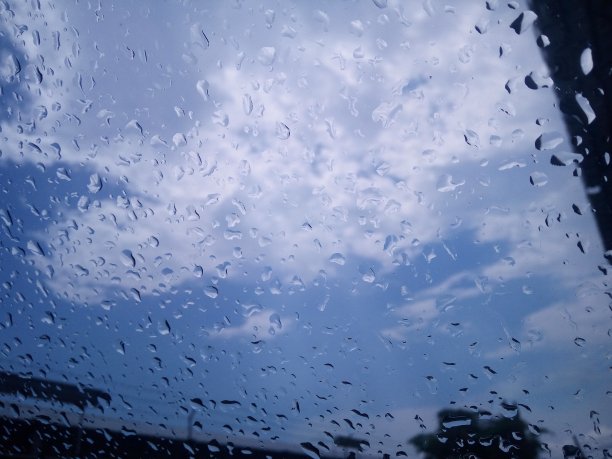 玻璃上的露珠图片下载