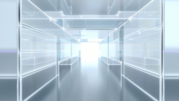 3D抽象透明技术背景图片下载