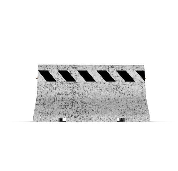 街道保护安全石墙3D渲染图片下载