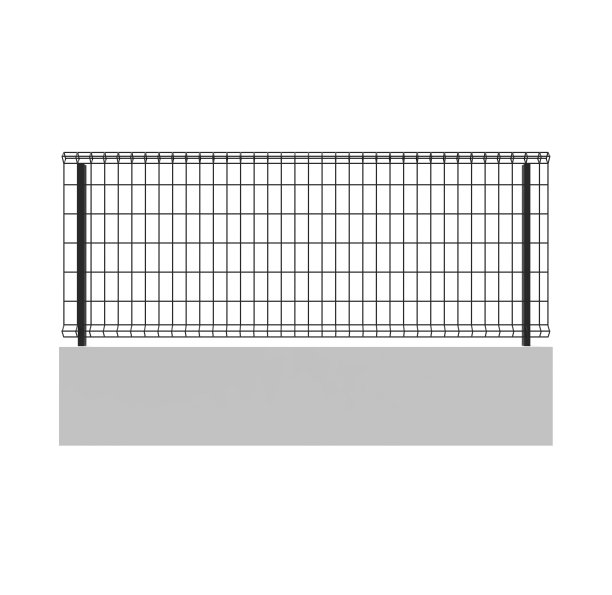 栅栏孤立在白色3D渲染图片下载