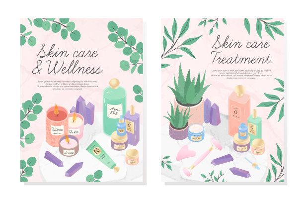 皮肤护理，芳香疗法，水疗和健康的概念。美容图片下载