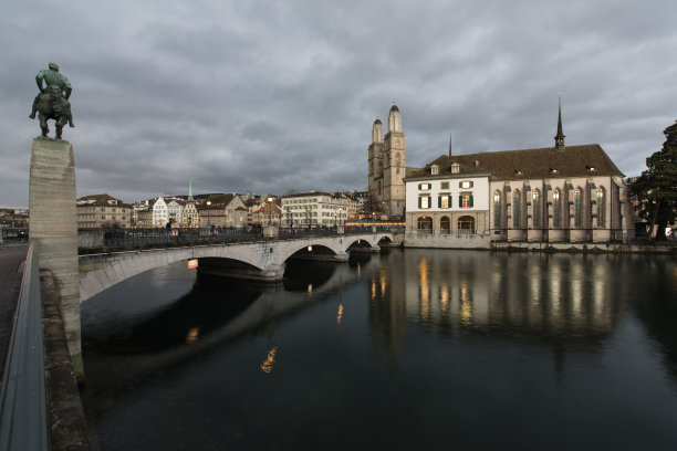 苏黎世瑞士，圣诞时节图片下载