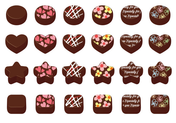 情人节巧克力套装图片下载