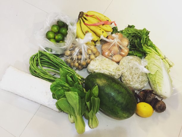 每周素食食品杂货图片下载