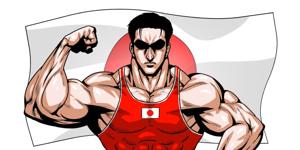 日本代表惊人的肌肉男图片下载