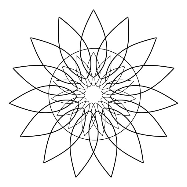 快乐的节日。涂色页，涂色书。几何设计，矢量万花筒镶嵌。曼荼罗。阿拉伯式花纹矢量图片下载