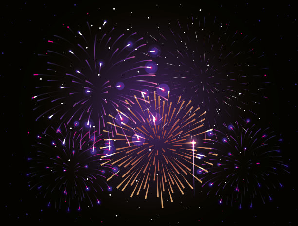 烟花飞溅爆炸背景图标图片下载