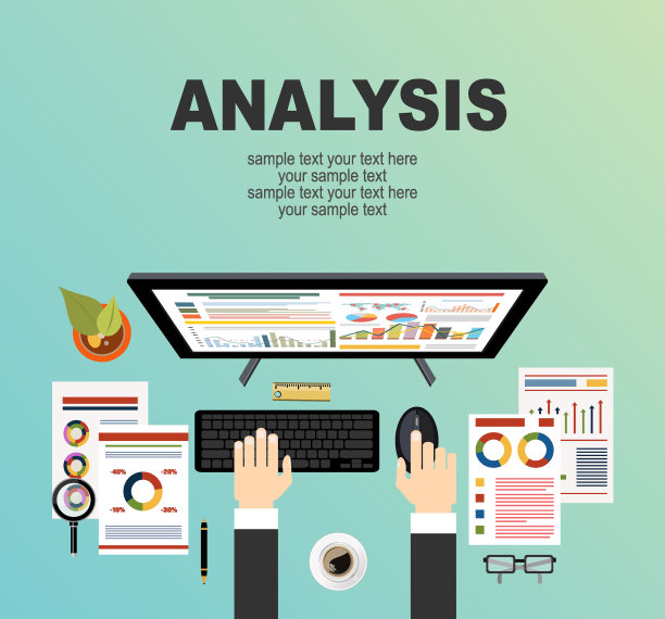 平面设计插图概念的业务分析和规划，财务战略，咨询，项目管理和发展。建立成功商业的概念图片下载