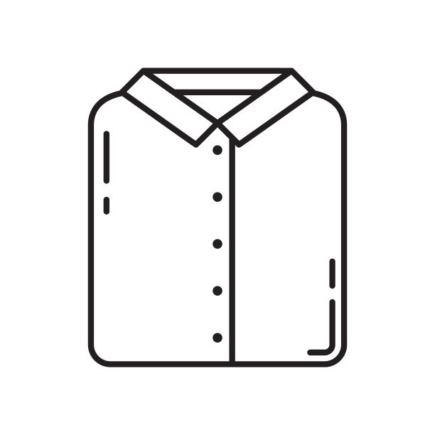 折叠男士衬衫图标图片下载