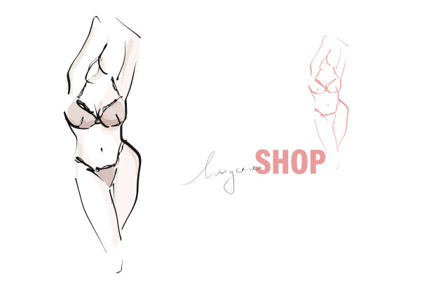 穿着内衣的年轻女子图片下载