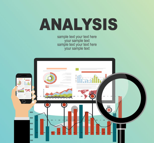 平面设计插图概念的业务分析和规划，财务战略，咨询，项目管理和发展。建立成功商业的概念图片下载