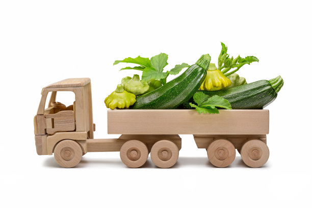 运输蔬菜，新鲜收获。图片下载