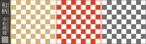 传统的日式图案纹理材料图片下载