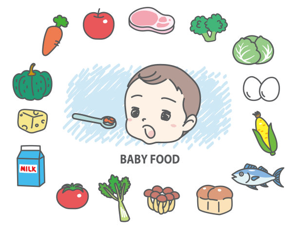 婴儿食品。图片下载