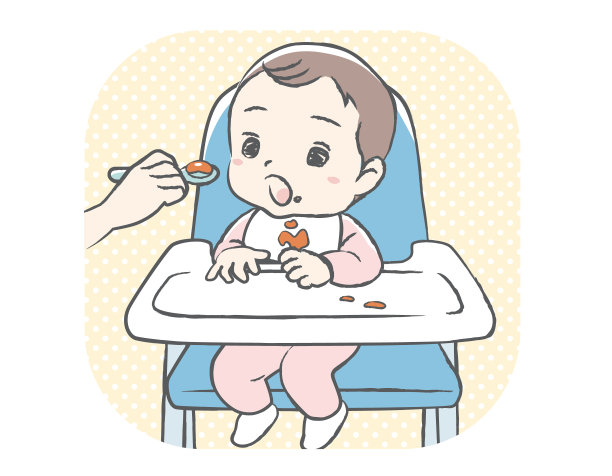 宝宝吃的食物。图片下载