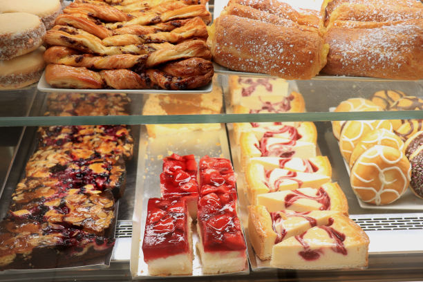 商店橱窗里的糖果图片下载