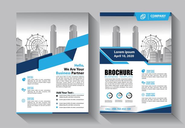 业务抽象向量模板。宣传册设计，涵盖现代布局，年度报告，海报，传单A4彩色三角形，几何形状的科技，科学，市场与灯光背景图片下载