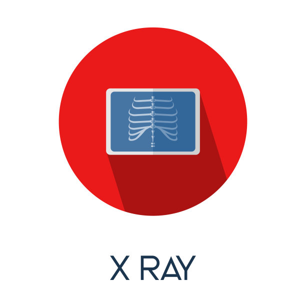 肋骨骨骼骨骼x射线伦琴长影平式医疗图标插图图片下载