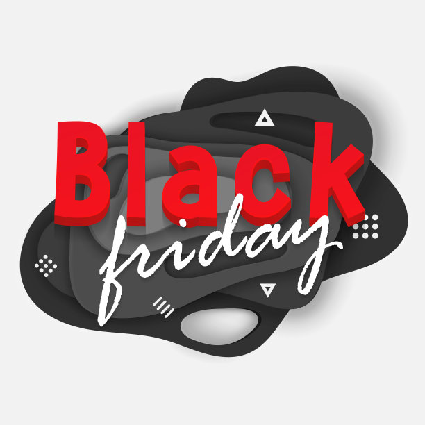 黑色星期五的促销标语。矢量插图模板贺卡，电子邮件和时事通讯设计，营销材料。素材图片