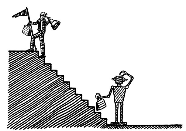 draw Leader回头看机器人图片下载