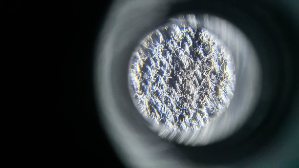 黑色紧棉显微视图图片下载