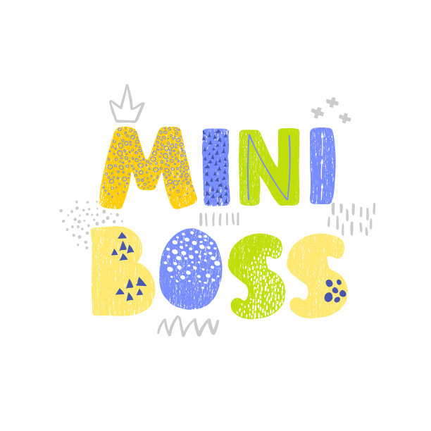 迷你老板-有趣的手绘幼儿园海报与字母图片下载