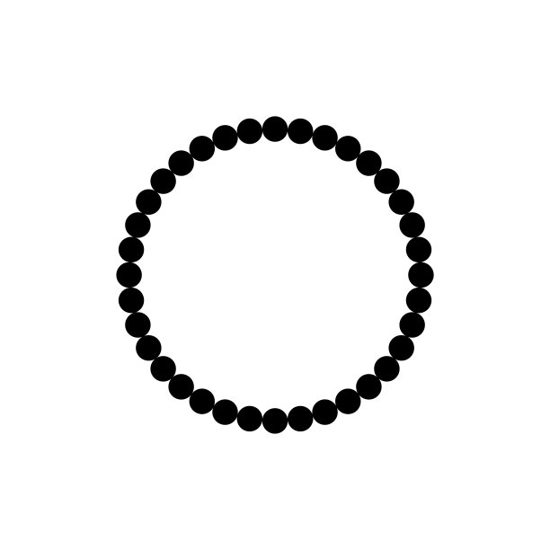 项链图标，标志孤立在白色背景图片下载