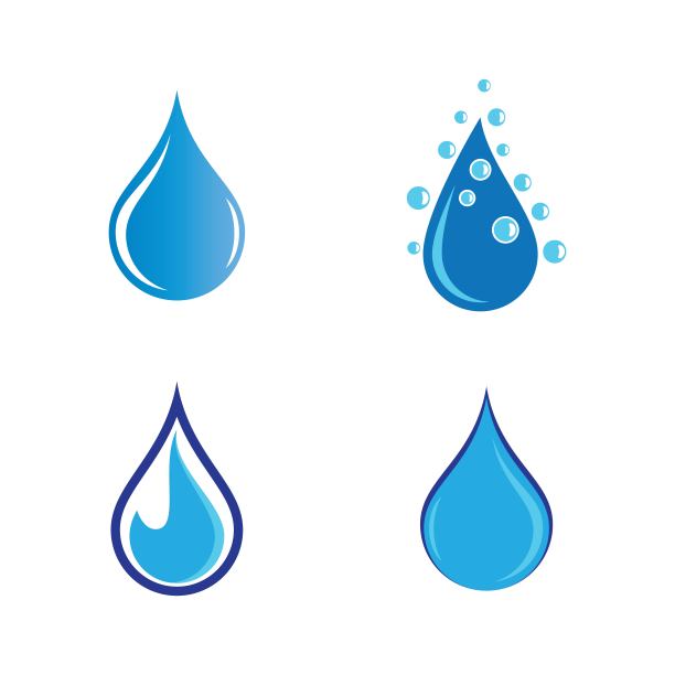 水滴矢量图标插图图片下载