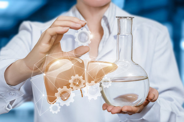 治疗的理念和肝的恢复。图片下载