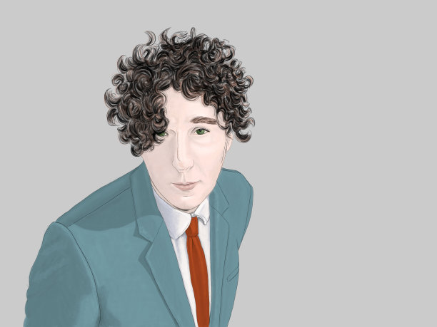 人孤立彩色铅笔插图图片下载