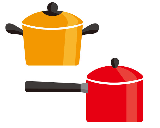 花盆矢量插图。厨房用品图片下载