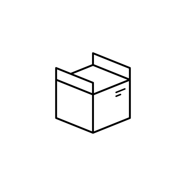 盒子打开图标。用于UI和UX、网站或移动应用的包装图标的简单线条轮廓矢量图图片下载