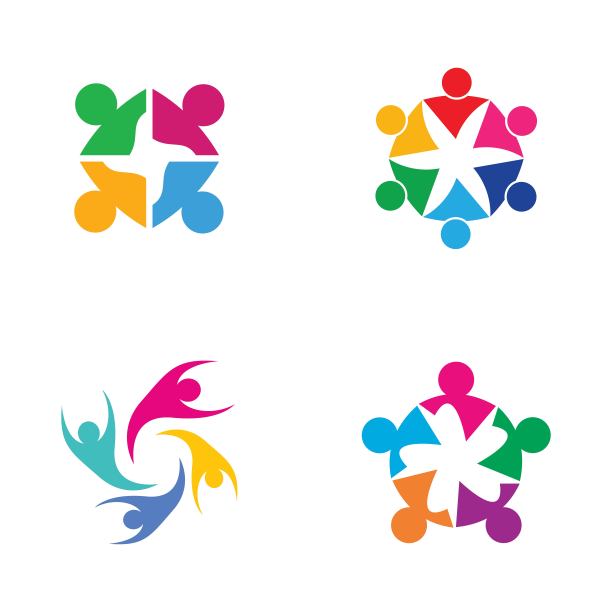 社区矢量图标插图设计图片下载