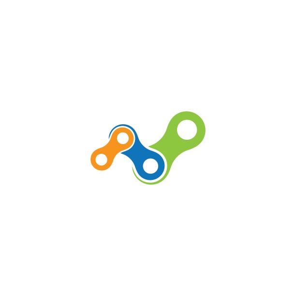 链条矢量图标符号插图设计图片下载