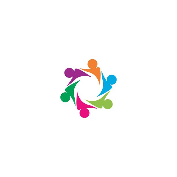 社区矢量图标插图设计图片下载