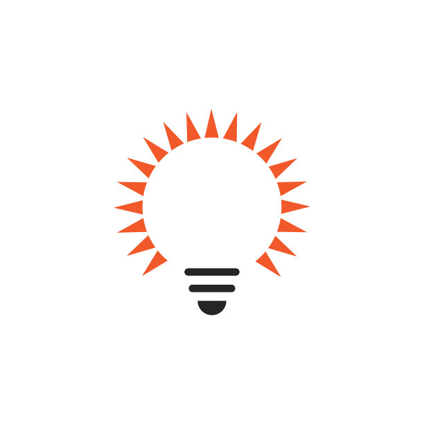 灯泡图标和符号向量图片下载