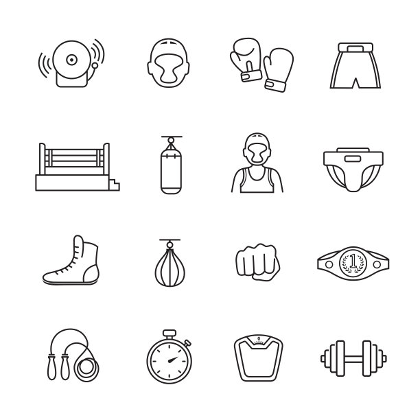 装箱细线图标图片下载