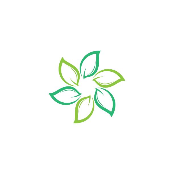 树叶符号矢量图标插图图片下载