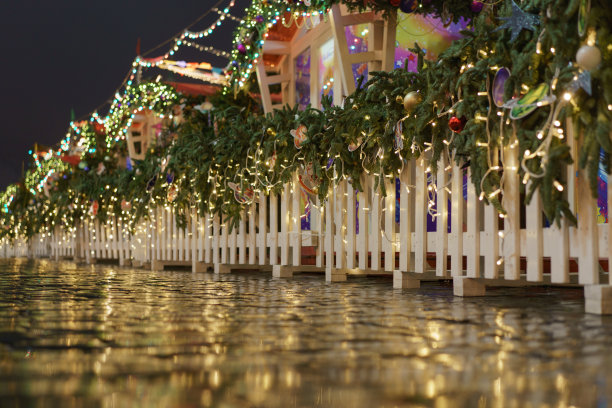 圣诞节装饰莫斯科红场图片下载