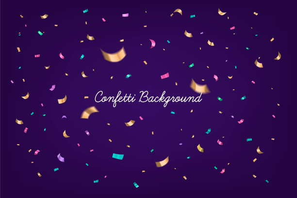 闪闪发光的五彩纸屑背景。图片下载