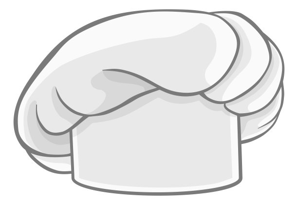 厨师厨师面包师帽图片下载