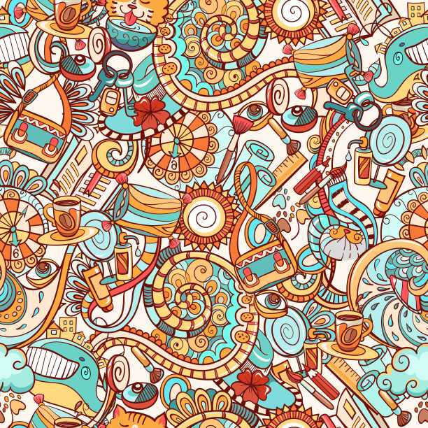 卡通涂鸦，早上的例行公事图片下载