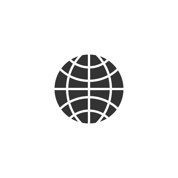 地球行星图标在平面风格。地球地理矢量图上的白色孤立背景。全球通信业务理念。图片下载