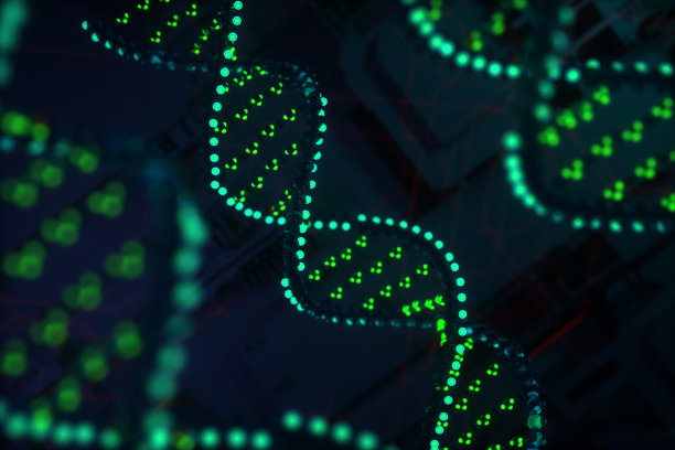 DNA 3D生物医学插图图片下载