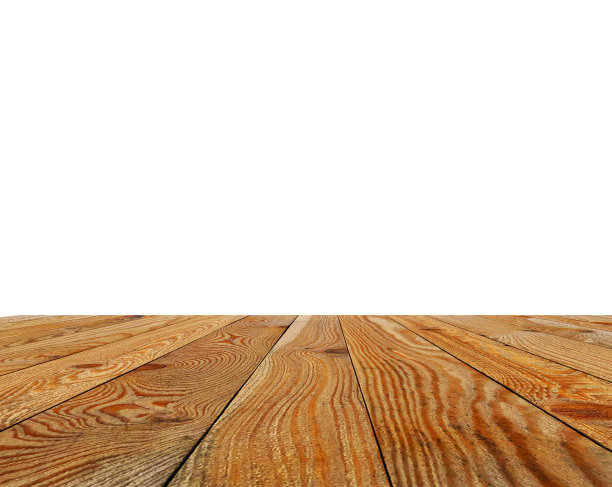 3D渲染，木制桌面在孤立的黑白背景上图片下载