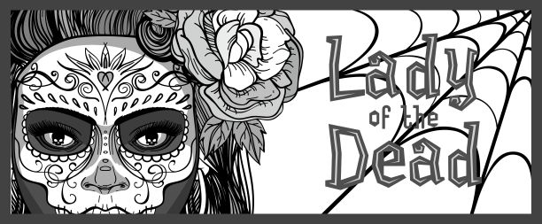 糖头骨的女人图片下载