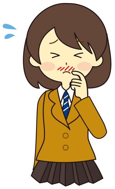 花粉热的女孩图片下载