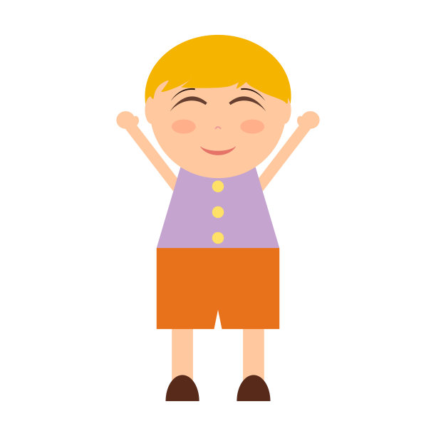 快乐男孩卡通图片下载