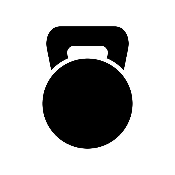 水壶钟图标矢量孤立在白色背景图片下载