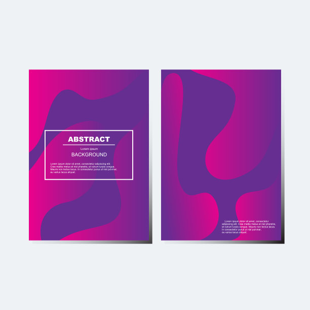 梯度几何背景与流体流体形状在运动动态风格。矢量图案设计海报，横幅，报告插图。图片下载